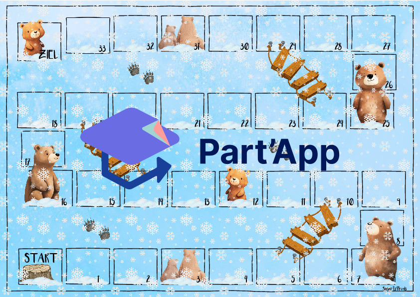 ❄🐻❄ Ours dans la neige Jeu d'échelle_14