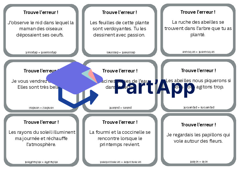Jeu accord sujet-verbe / module 5 / 6P_9