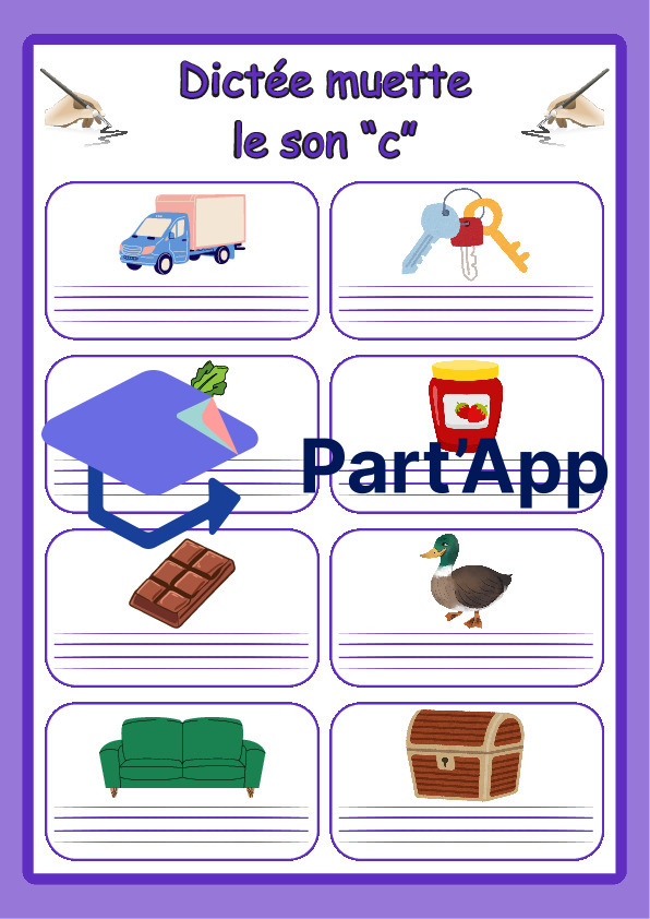 Dictée muette : les sons an c d è in on z (temps 3)_8