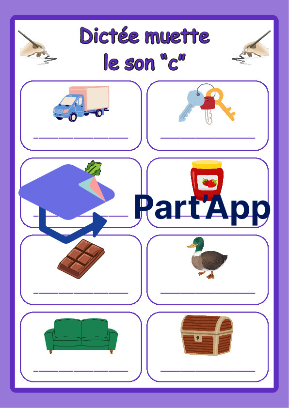 Dictée muette : les sons an c d è in on z (temps 3)_9