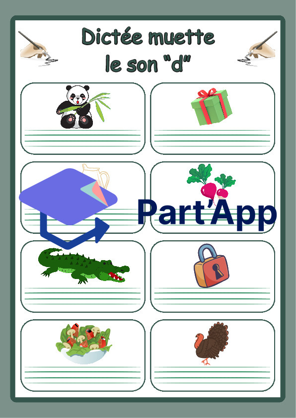 Dictée muette : les sons an c d è in on z (temps 3)_11