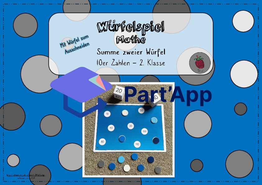 Würfelspiel Mathe - Summe zweier Würfel_2