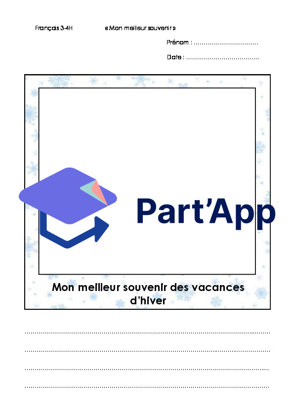 Production écrite "meilleur souvenir des vacances"_4