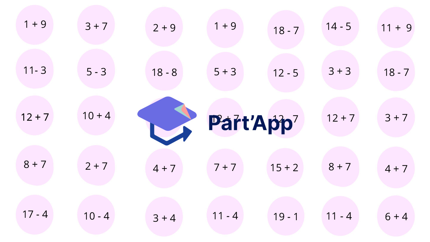 puissance 4_ addition et soustraction jusqu'à 20_8