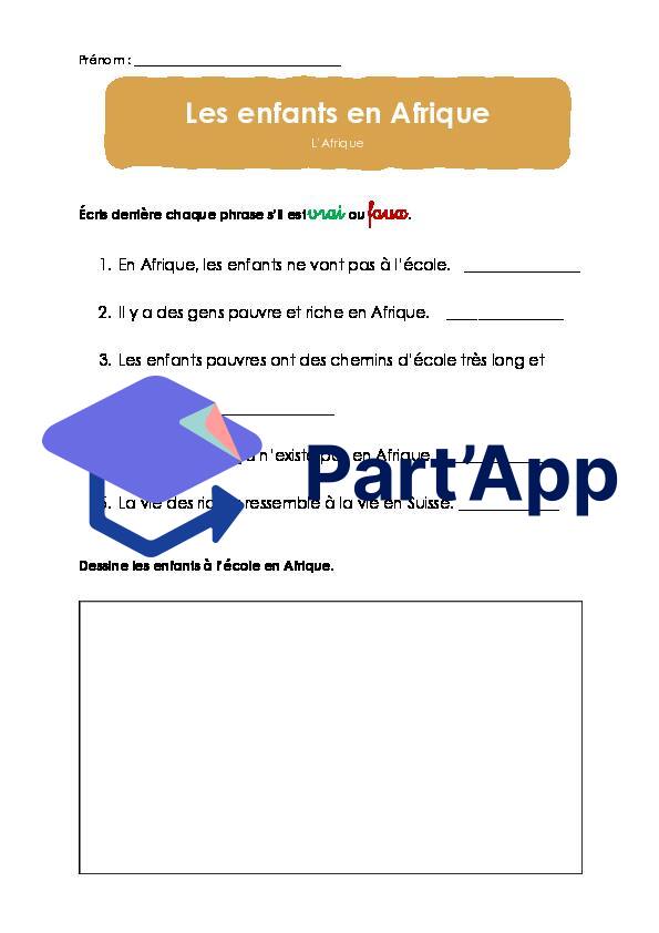 L'Afrique - La vie des enfants_2