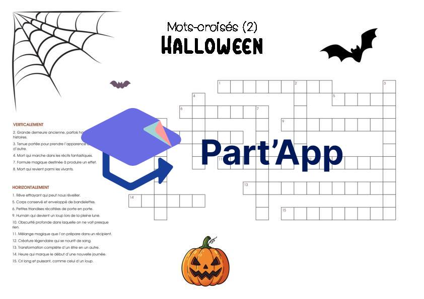 HALLOWEEN - 2 mots-croisés (avec corrigé)_3