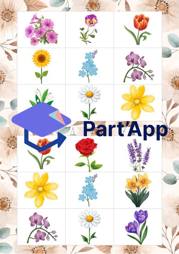 Loto des fleurs / printemps // Blumenlotterie / Frühling_4