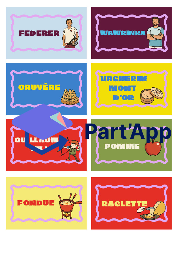Cartes "trouve ton duo" Swiss Edition_2