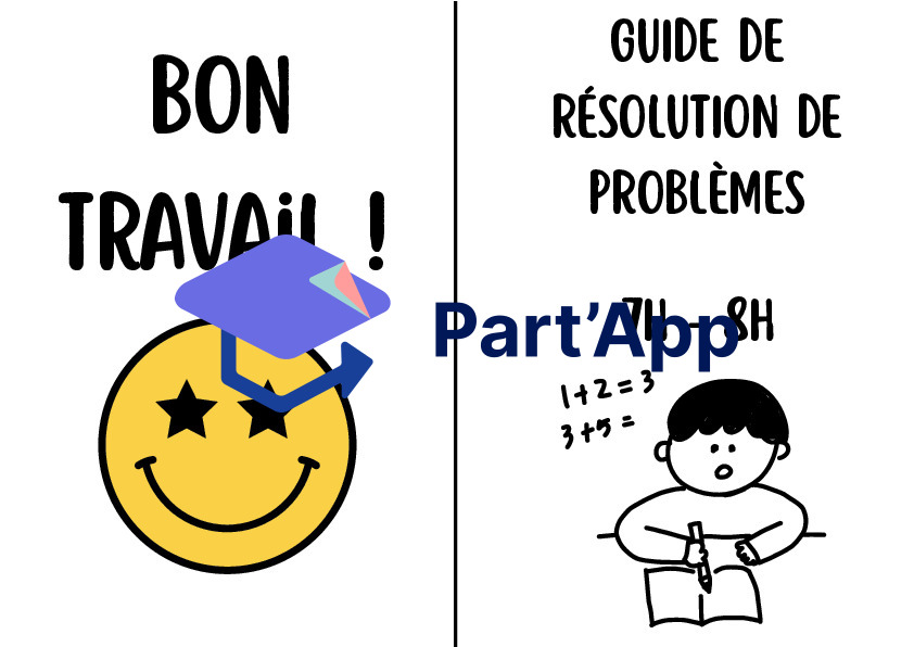 Aide-Mémoire Mathématiques 7H - 8H : Le Livret de Résolution de Problèmes en 4 Étapes à Imprimer_2