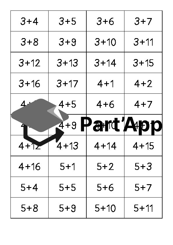 Calculer jusqu'à 20_3