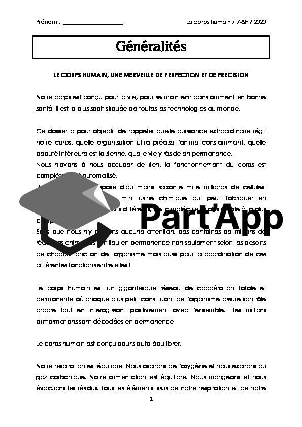 Sciences 7H-8H - Dossier sur le corps humain_3