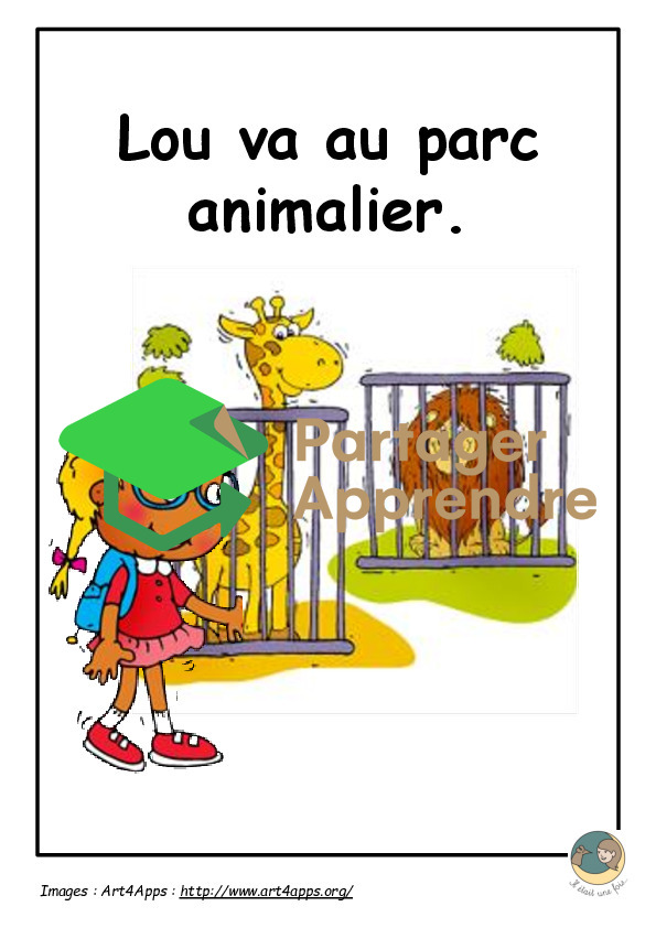 Français 3H - Livre "Lou va au parc animalier"_2
