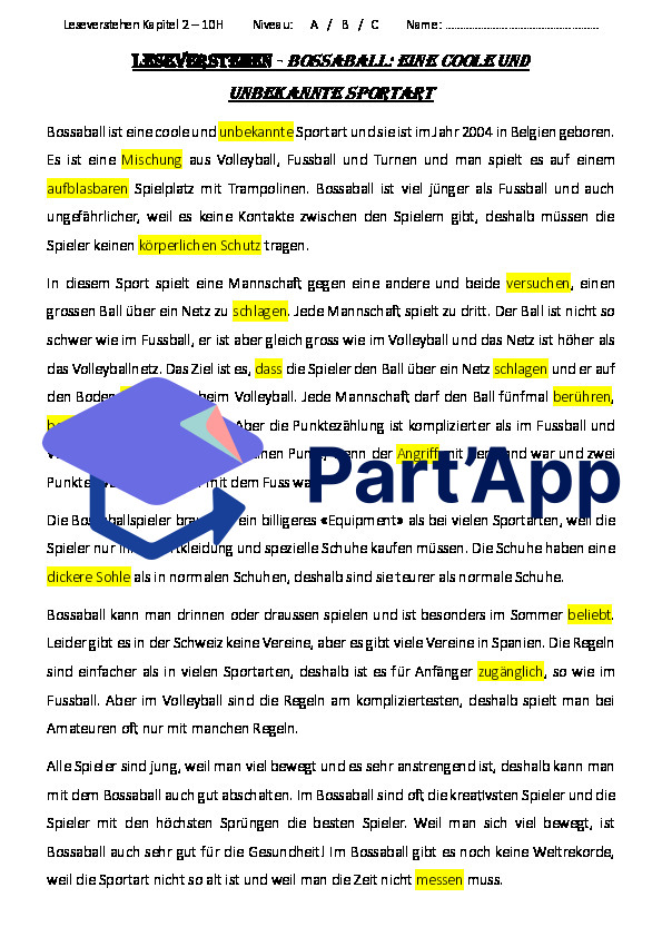 Genial Klick_10H_Kapitel 2_Leseverstehen + Korrektur_2