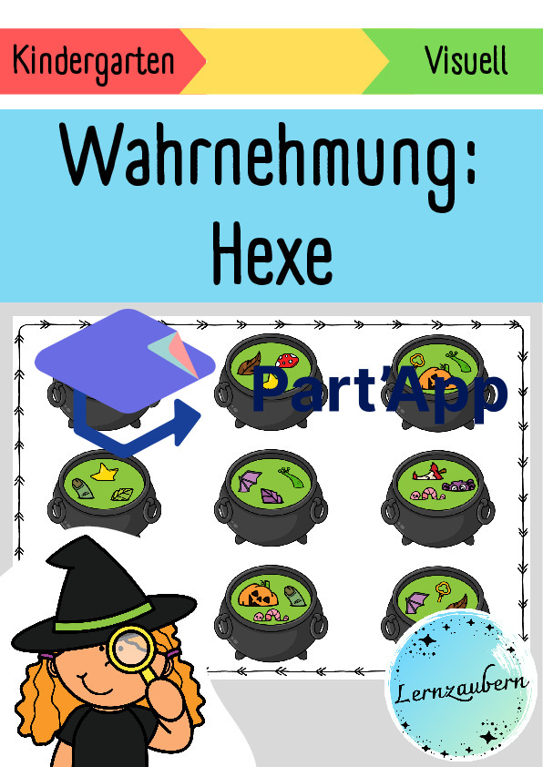 Visuelle Wahrnehmung: Hexe / Halloween_41
