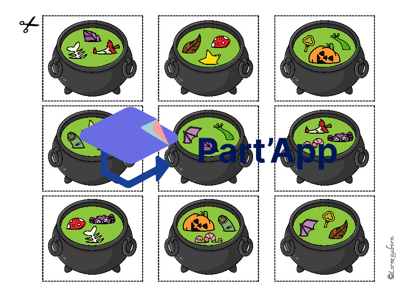 Visuelle Wahrnehmung: Hexe / Halloween_46
