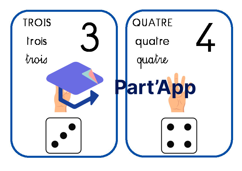 Affiches des nombres 1 à 12_3