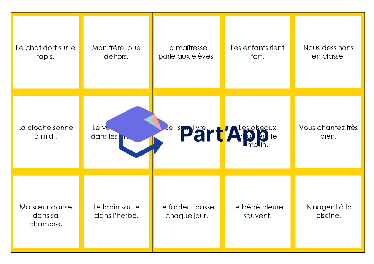 Jeu de l’oie sur les groupes de la phrase (sujet, verbe et complément de phrase)_6