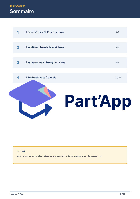 Français 8H / 8P module 2_3