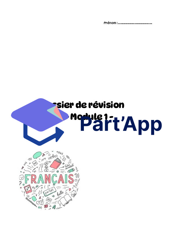 Dossier de révision - module 1 français_2