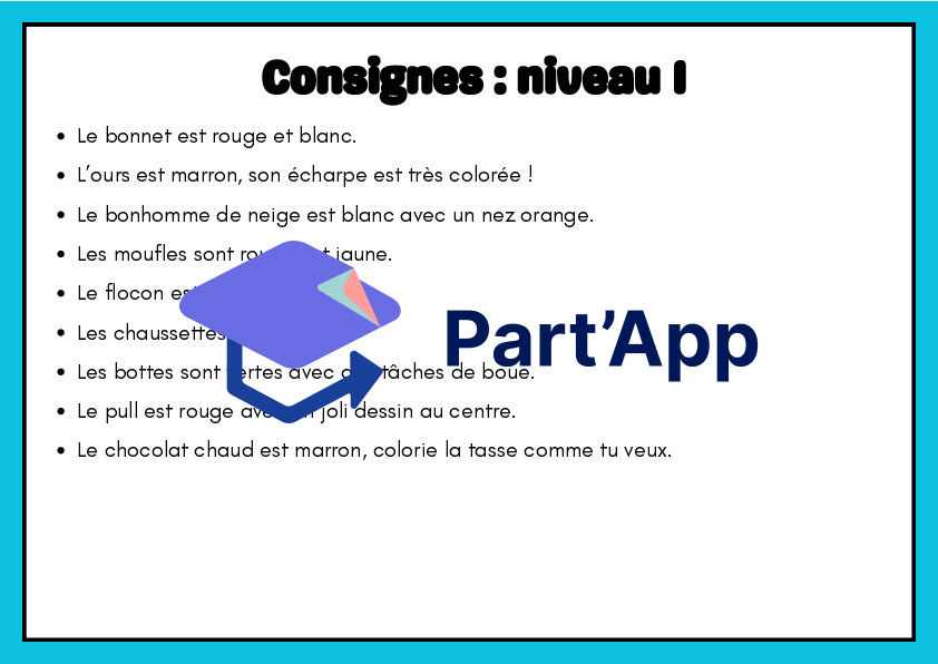 Compréhension orale ou écrite - un tour en hiver_3