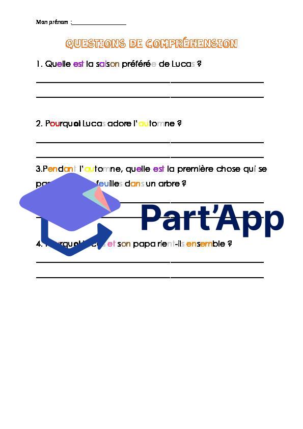 Lecture compréhension d'automne 4H_7