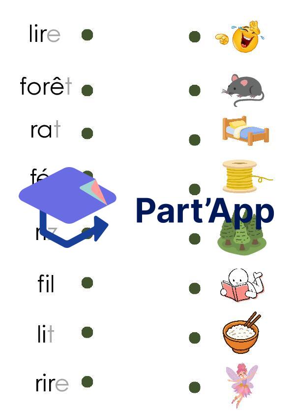 Relie le mot à l'image_3
