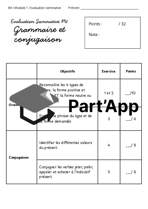 Evaluation sommative Module 1 8P grammaire et conjugaison_2
