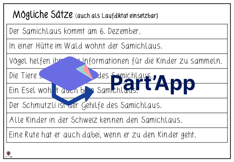 Samichlaussätze - Schreibe die Sätze fertig_10