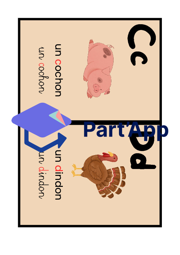 Alphabet illustré - Ferme_3