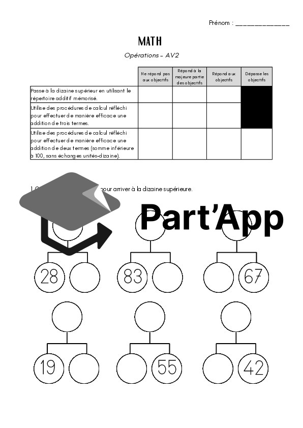 Evaluation maths 4H - Opérations AV1.2_2