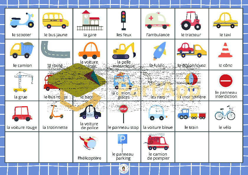 🔎 Trouve mon double – Les véhicules (Jeu d’observation et de vocabulaire)_2