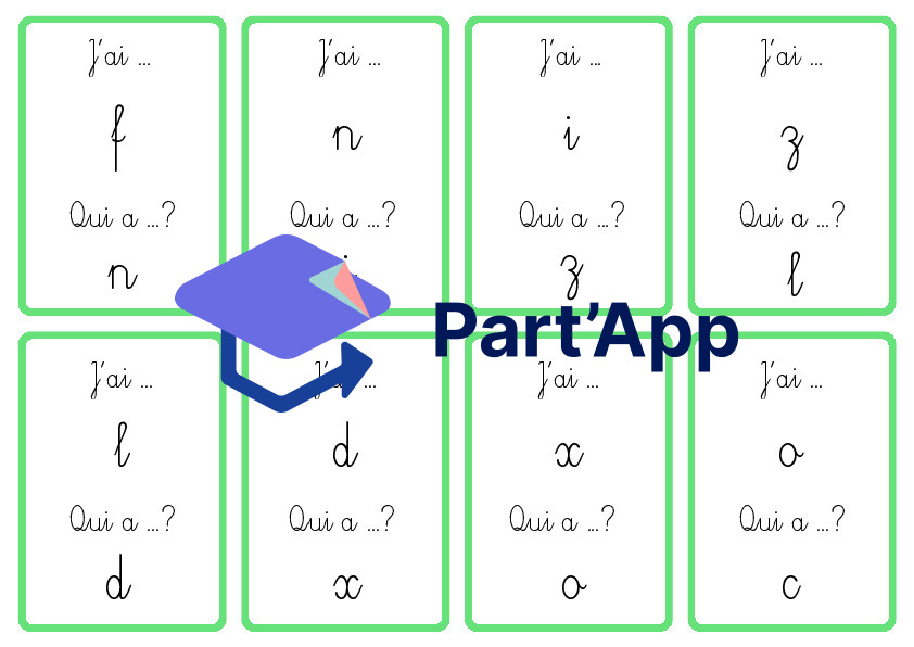 J'ai... Qui a... ? Les lettres minuscules liées_5