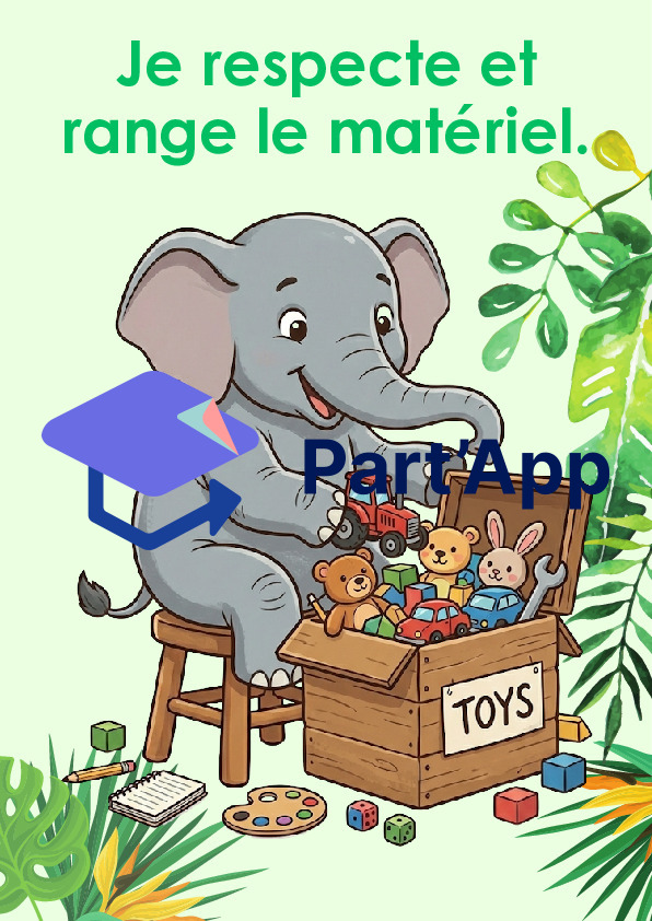 Règles de classe thème jungle_7