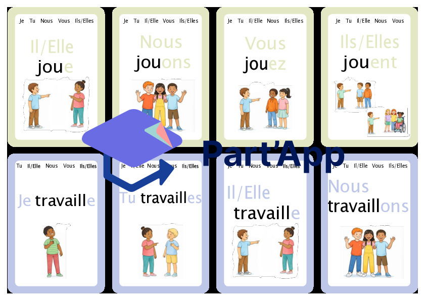 Jeux des 7 familles - verbes en -ER + auxiliaires_10