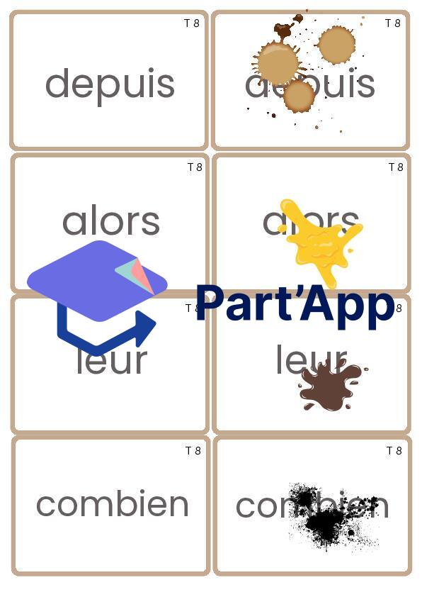 Memory - Mots fréquents T6 T7 T8_8