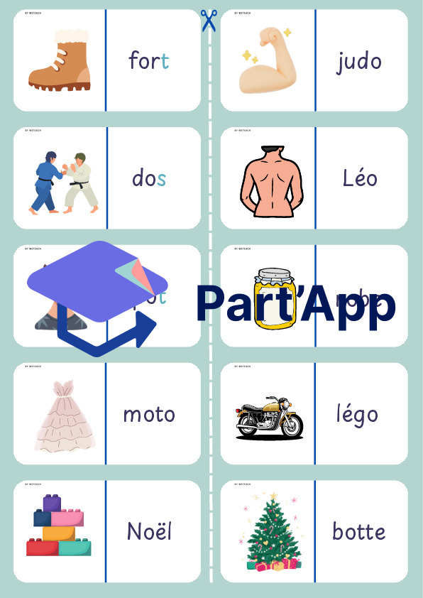 5 Dominos de lecture – Mes premiers mots_5