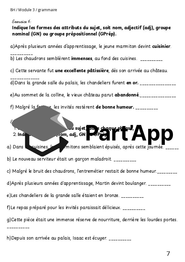 Dossier sur l'attribut du sujet 8P M3_8
