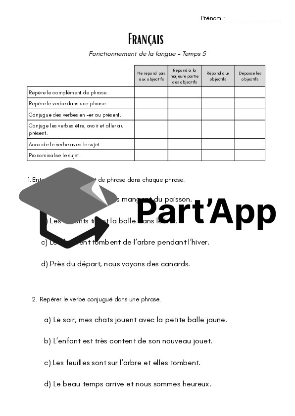 Evaluation français 4H - FDL - sport_2