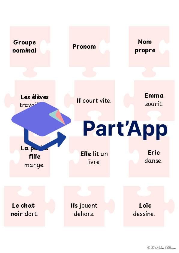Les formes du groupe sujet : Atelier - Puzzle_4