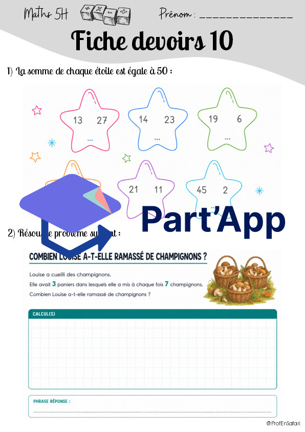 MAT Fiches devoirs 5H période 2_3
