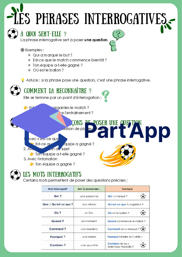 Les types de phrases : fiches de théorie (foot)_5
