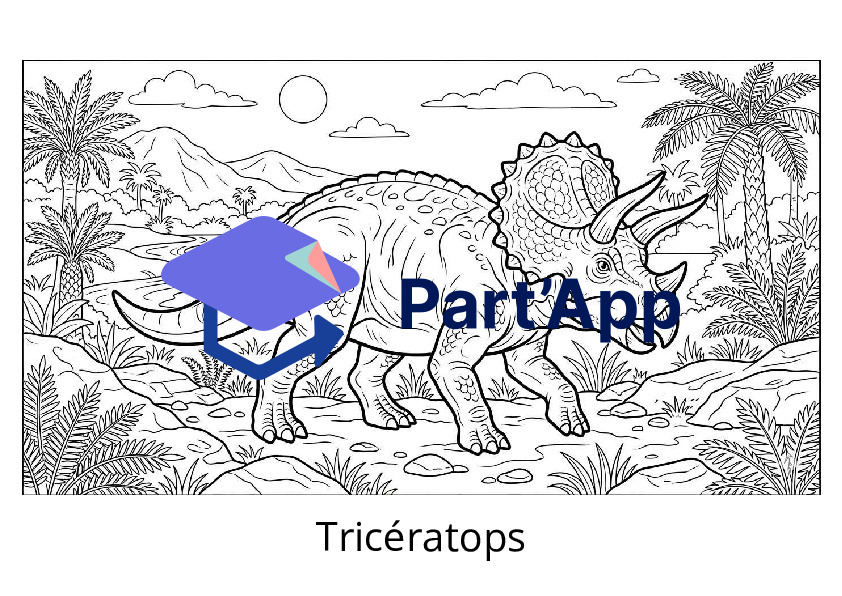 Livret de coloriage "Les dinosaures" 3_4