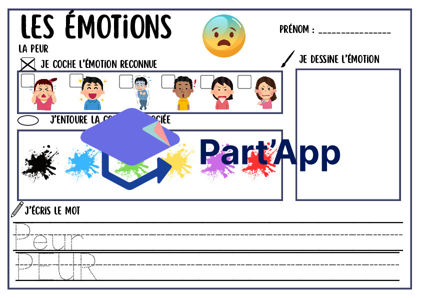 DOSSIER ÉMOTIONS Cycle 1 — Joie, Tristesse, Colère, Dégoût, Peur, Surprise | Enseignement HARMOS 1H - 2H_75