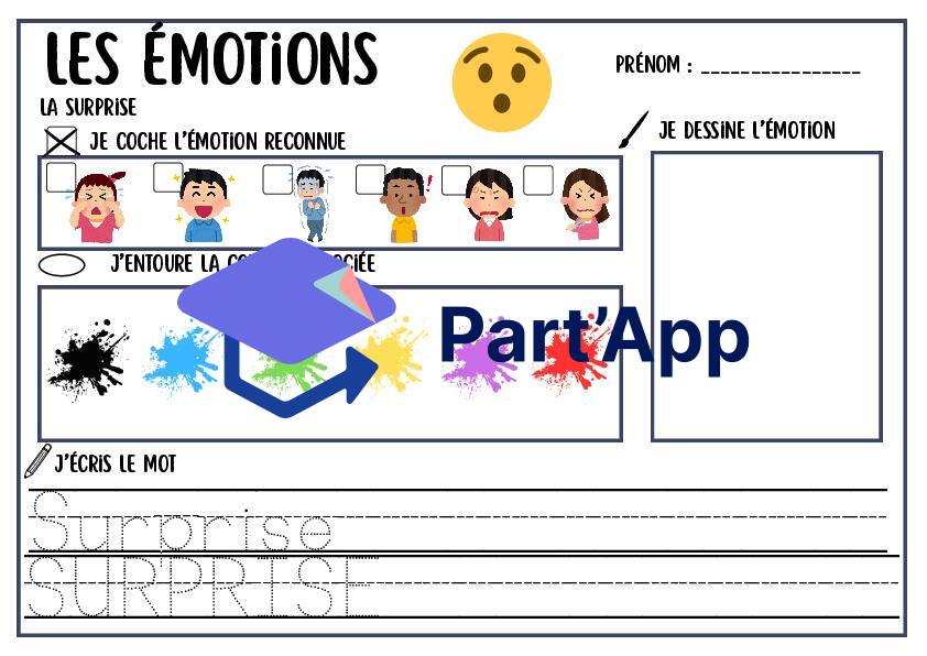 DOSSIER ÉMOTIONS Cycle 1 — Joie, Tristesse, Colère, Dégoût, Peur, Surprise | Enseignement HARMOS 1H - 2H_76
