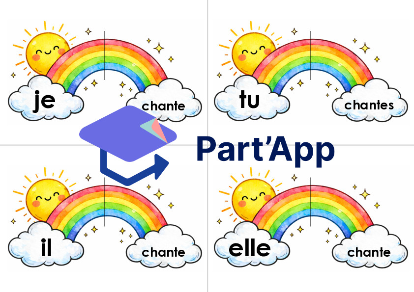 4P verbe arc-en-ciel chanter présent_8