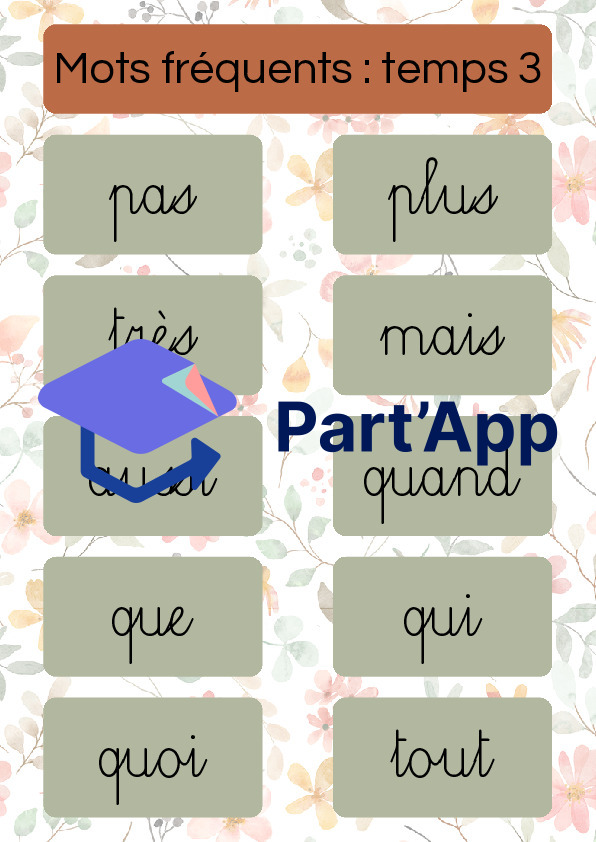 Affiches mots fréquents 3P-4P_4