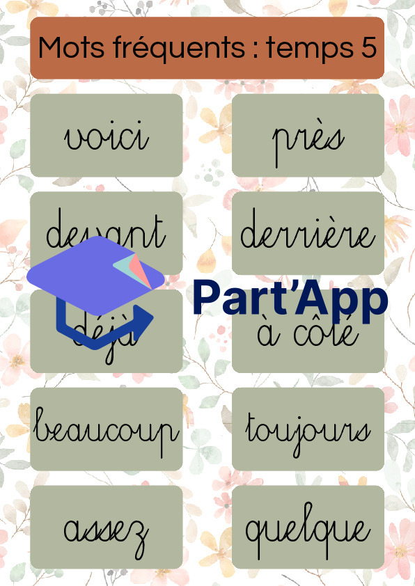 Affiches mots fréquents 3P-4P_6