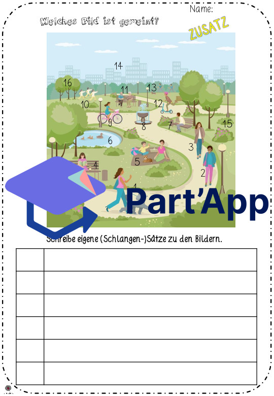 Schlangensätze Frühling - Setze die Abstände_11