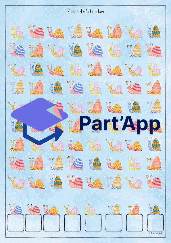 🐌 Escargot AB compter Concentration regarder attentivement ZR 5-12_6