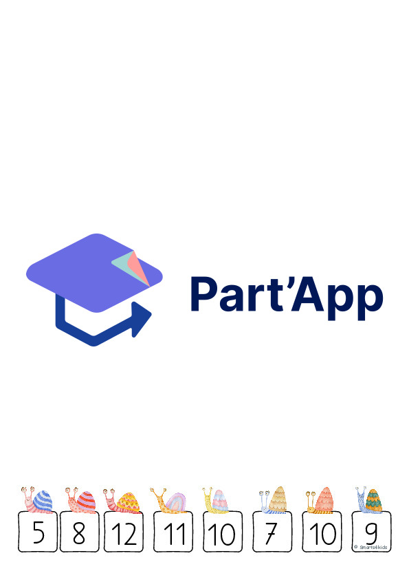 🐌 Escargot AB compter Concentration regarder attentivement ZR 5-12_7